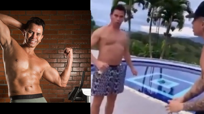 VIDEO: “¿Y dónde le quedaron los cuadritos?” Así le dicen a Jhonny Rivera tras el baile de reguetón sin camisa que se volvió viral