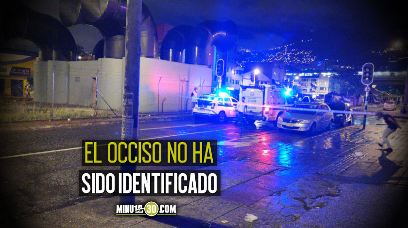 muerto en rina en el centro de medellin