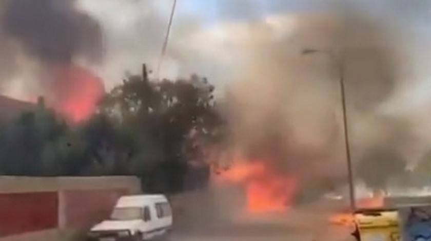 Okupas queman casas en España