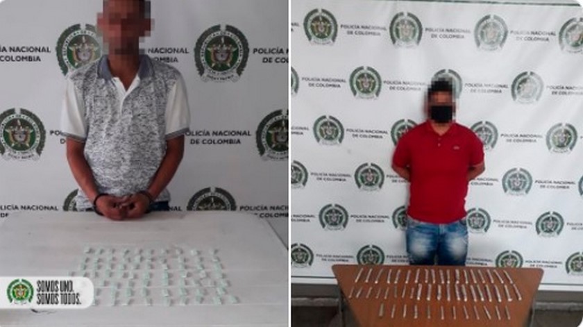 Con bazuco y marihuana cogieron a estos hombres en Manrique y Aranjuez 1 policia medellin