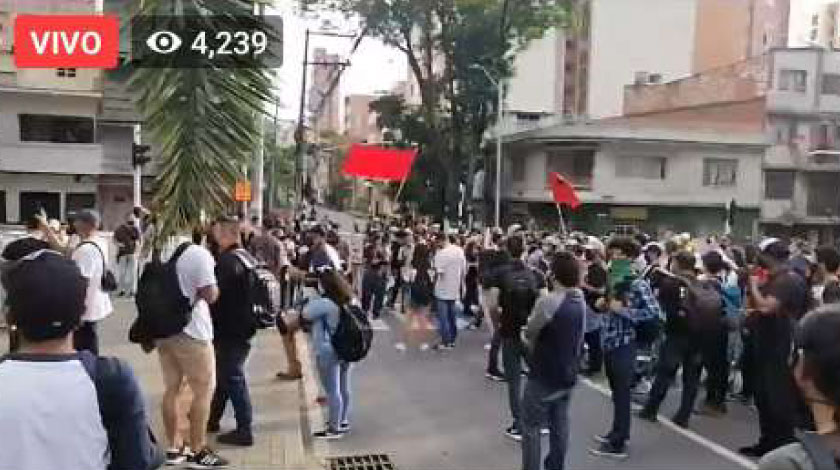 EN VIDEO: Desde el Parque Bicentenario de Medellín arrancó la tercera jornada de movilización ciudadana