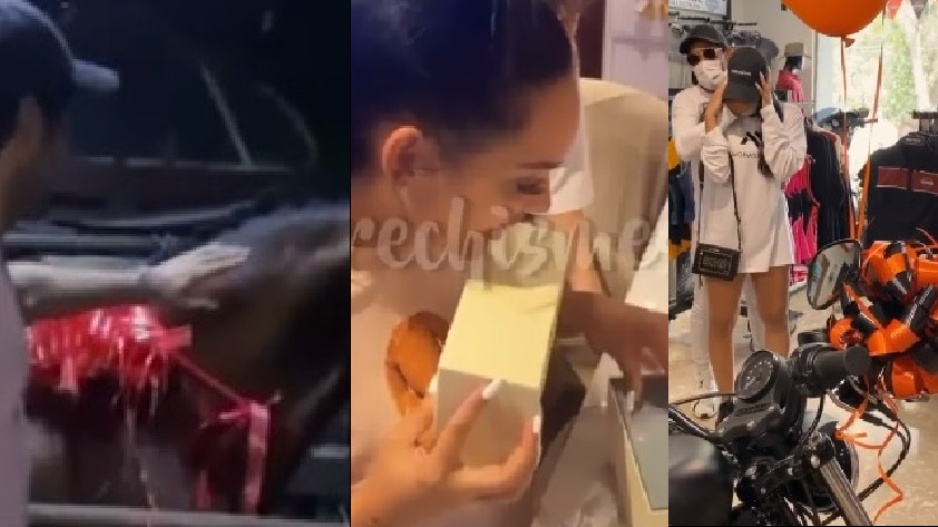 FOTOS Y VIDEO: ¡Qué ‘regalazos’! Estos fueron los lujosos detalles que Andrea Valdiri y su novio se dieron de amor y amistad