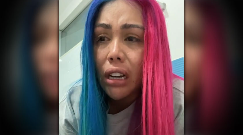 Las nalgas sin forma de Yina dirán 'adiós' este miércoles, ella lo contó llorando