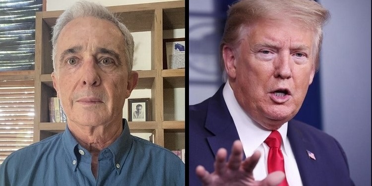 “Felicitaciones al expresidente”: Donald Trump calificó de héroe a Álvaro Uribe tras conocer su libertad