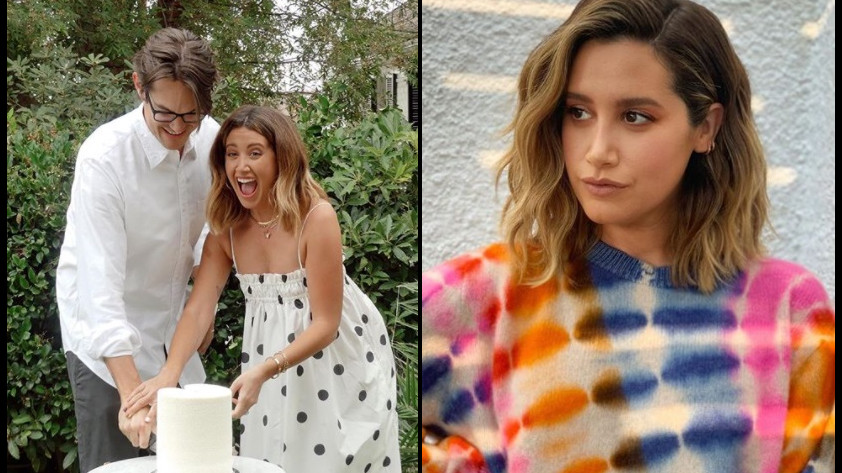 FOTOS: ¿Muy simple? Así reveló Ashley Tisdale el sexo del bebé que está esperando
