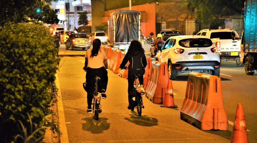 Los bicicarriles de Medellín ya registran un total de 487.324 ciclistas durante la cuarentena
