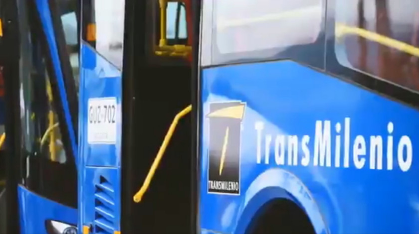 Buses azules del Transmilenio Bogota noticias