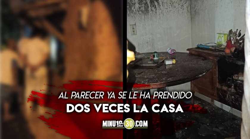 FOTO: Mujer en Copacabana denuncia que su vecino del primer piso vende pólvora ilegal y se le explotó la mercancía