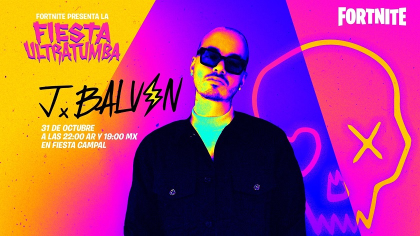No te lo pierdas HOY: Concierto de J Balvin en Fornite. Horarios