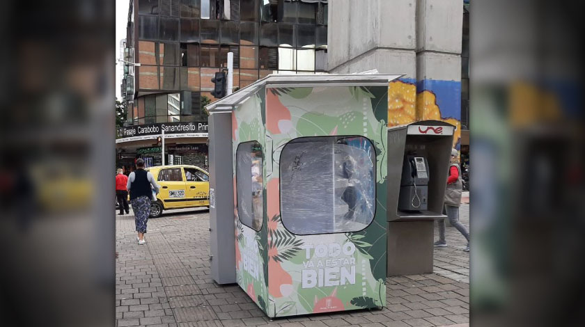 Con estos toldos (módulos inteligentes) iniciará la prueba piloto de ventas informales reguladas en Medellín