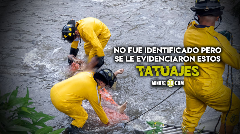 Sacaron un muerto del rio Medellin