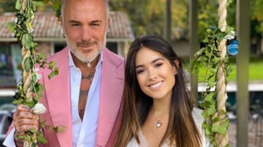 FOTOS: Al aire libre, Sharon Fonseca y Gianluca Vacchi organizaron un lujoso baby shower