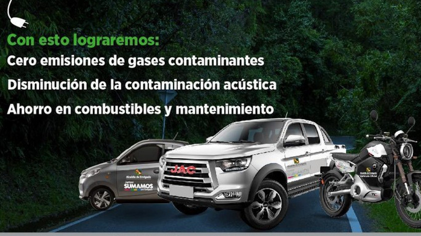 ¡Qué belleza! Desde esta semana Envigado tendrá varios vehículos 100% eléctricos para el uso del municipio