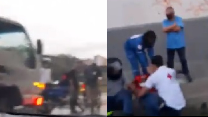 VIDEO: ¡Atención! Reportan accidente a la altura de La Macarena que habría dejado una persona lesionada