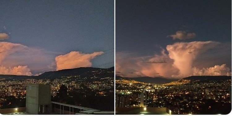 FOTOS: Con estas bellezas postales de Medellín, los internautas dejaron ver el atardecer en el Valle de Aburrá