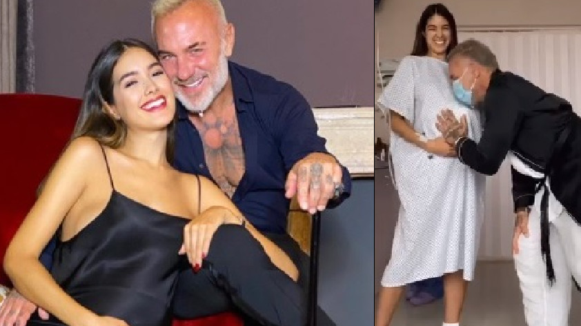 FOTO Y VIDEO: “Gracias a Dios esta sana”: Sharon Fonseca y Gianluca Vacchi anunciaron que ya nació su primera hija