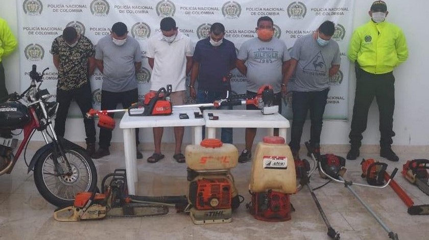 Los finqueros capturados