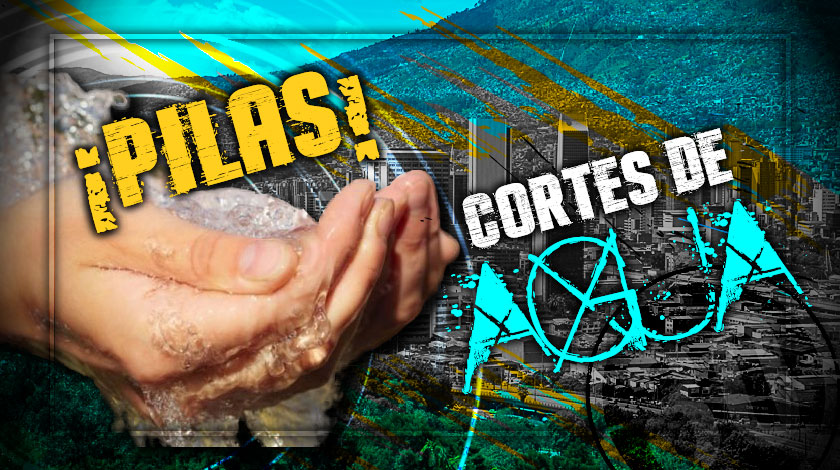 ¡Recoja agua! Esta semana habrá interrupción del servicio en barrios de Medellín, Itagüí y La Estrella