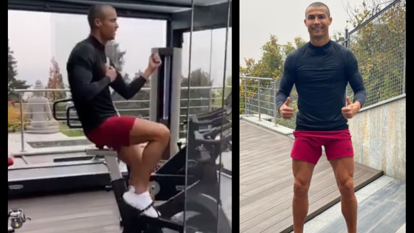 VIDEOS: Así se mueve Cristiano al son de ‘salsa caliente’ mientras hace deporte