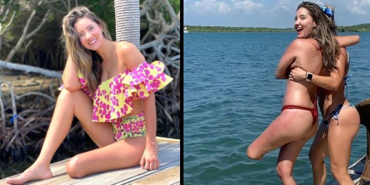 VIDEO: “Cómo sería volver a nadar”: Daniella Álvarez se metió al mar de Cartagena y no se dejó hundir