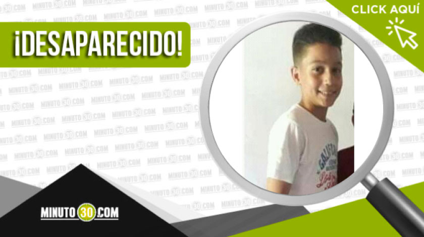 Jhosbram Tovar de 14 años desapareció en La Iguaná y lo están buscando desesperadamente