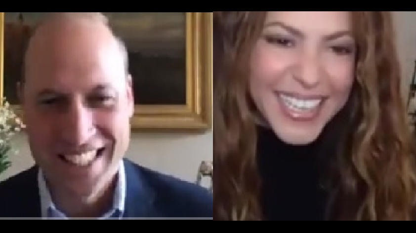 VIDEO: La ‘charla’ ambiental entre Shakira y el príncipe William que terminó en invitación
