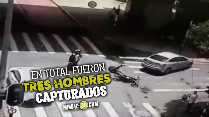 EN VIDEO: El momento exacto en el que agarran a presuntos fleteros en La Floresta 1 lodrones floresta