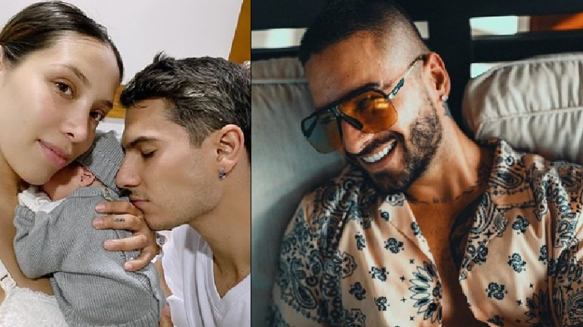 FOTO: "Nació mi ahijado y luz de todos": Maluma dice que será el padrino del hijo de Luisa Fernanda W y Pipe Bueno 1 Ahijado de Maluma