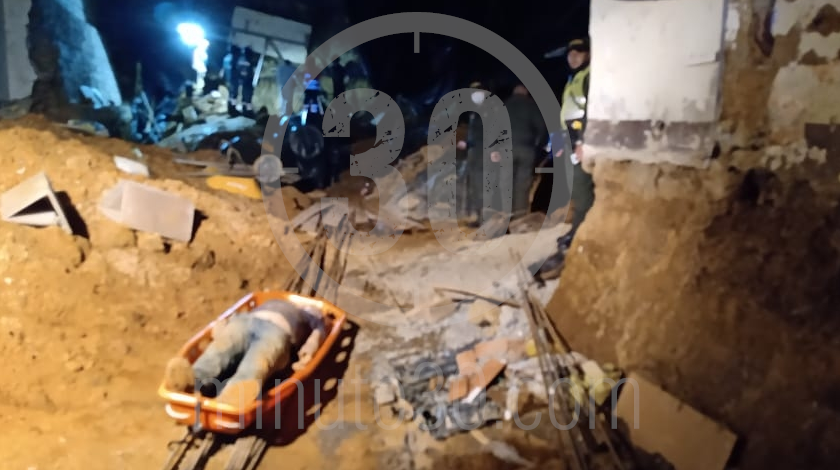 EN FOTOS: ¡Terrible! En Campo Valdés se le vino encima un alud de tierra de una construcción a un obrero 8 muerte accidental por alud en obra de campo valdez 2