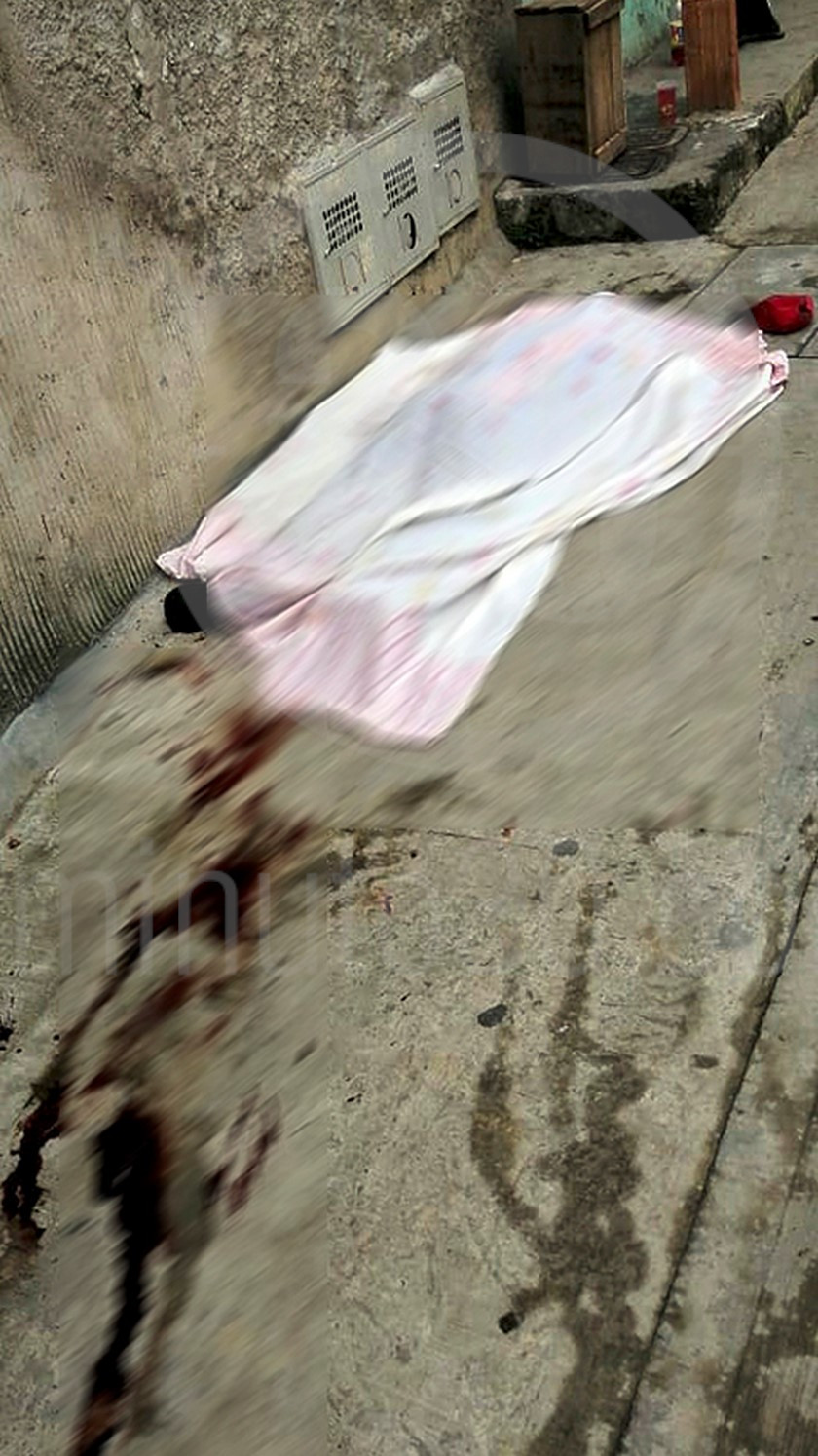 FOTOS: Lo acribillaron a tiros, esta tarde mataron a un señor en el barrio La Sierra 6 muerto la sierra