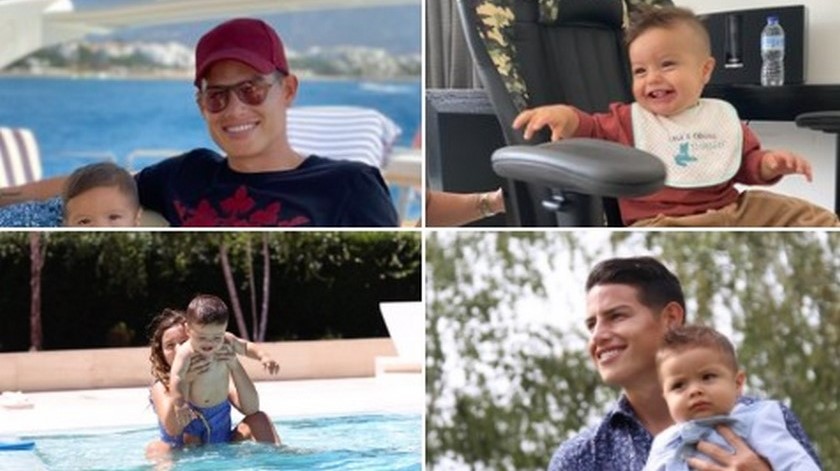 FOTOS: “¡Gracias por llegar a mi vida!”: El emotivo mensaje de James Rodríguez por el primer ‘cumple’ de su hijo Samuel