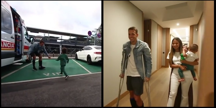 VIDEO: ¡Qué sentimiento!, el tierno recibimiento de la familia de Santiago Arias tras la fuerte lesión