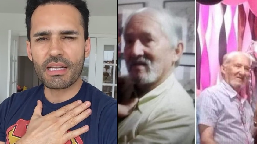 VIDEO: “Ayúdenme a buscarlo”: Actor Fabián Ríos está buscando a su tío de 78 años, está desaparecido en San Gil, Santander