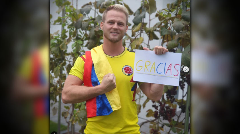 Fotos: Luego de que le negaran la visa, reconocido influencer alemán volverá a Colombia