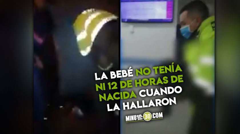EN VIDEO: ¡Desalmados! Abandonaron a una recién nacida en la calle, de noche y en medio de la lluvia