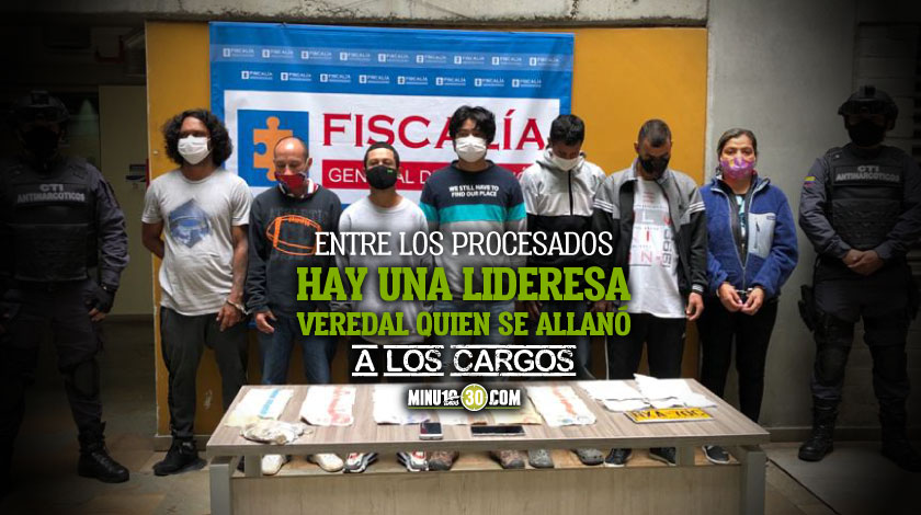 A prisión 7 integrantes del grupo criminal “El Acopio”, dedicados a la venta de droga y ‘vacunas’ en Robledo 1 Asegurados siete presuntos integrantes del GDCO El Acopio