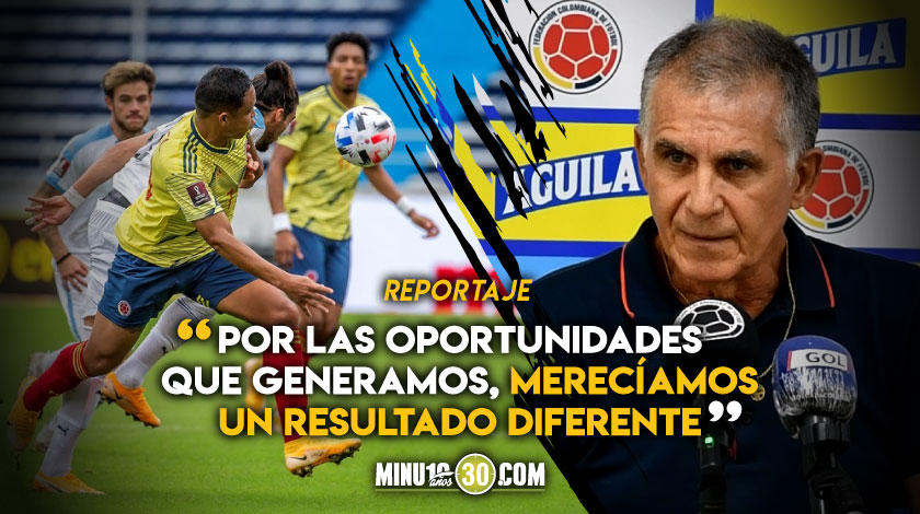 Carlos Queiroz asumió responsabilidad de derrota de Colombia, pero invitó a levantar cabeza 1 Carlos Queiroz asumio responsabilidad de derrota de Colombia pero invito a levantar cabeza