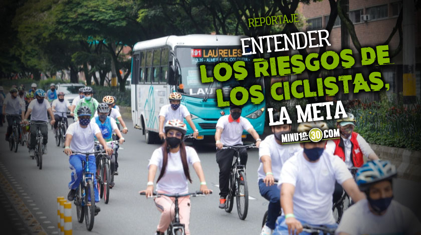 Video: Con la campaña “en los pedales de los ciclistas”, conductores de bus se subieron a las ‘bicis’ para crear conciencia