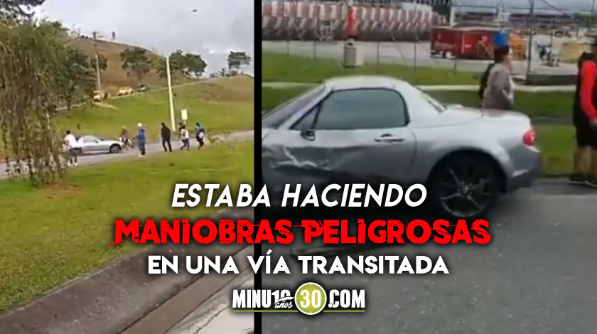 EN VIDEO: ¡Por dárselas de ‘Toretto’! En Rionegro un conductor de un carro de alta gama ocasionó un fuerte accidente