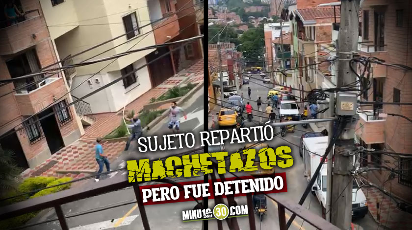 EN VIDEO: ¡Impresionante! En Santa Mónica la comunidad enfrentó a palo a un ladrón que tenía un machete 1 En Santa Monica la comunidad enfrento a palo a un ladron que tenia un machete