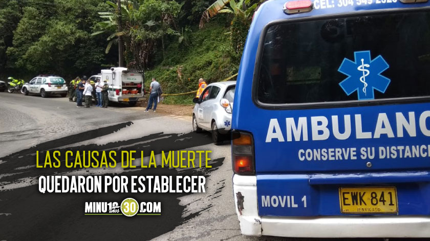 Encontraron un muerto en la quebrada Santa Elena se presume que se cayo