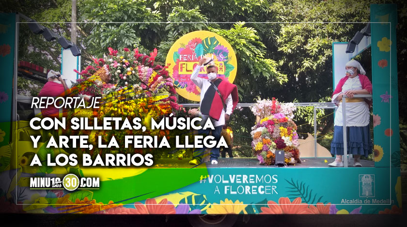 Video: La Feria de las Flores sigue llegando a los barrios, y así se disfruta casa por casa