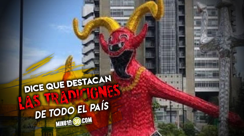 La explicación del alcalde Daniel Quintero sobre el por qué se instaló un diablo en los alumbrados