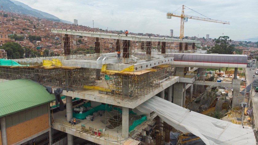 La instalación de cable fabricado en Suiza marcará un nuevo hito en la construcción del Metrocable Picacho