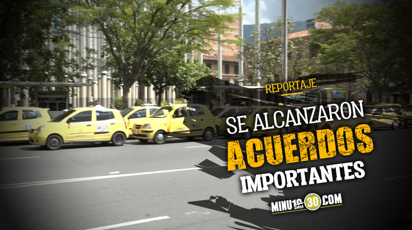 Pico y placa y tarifas para el otro año, parte de lo que negociaron taxistas y la Alcaldía