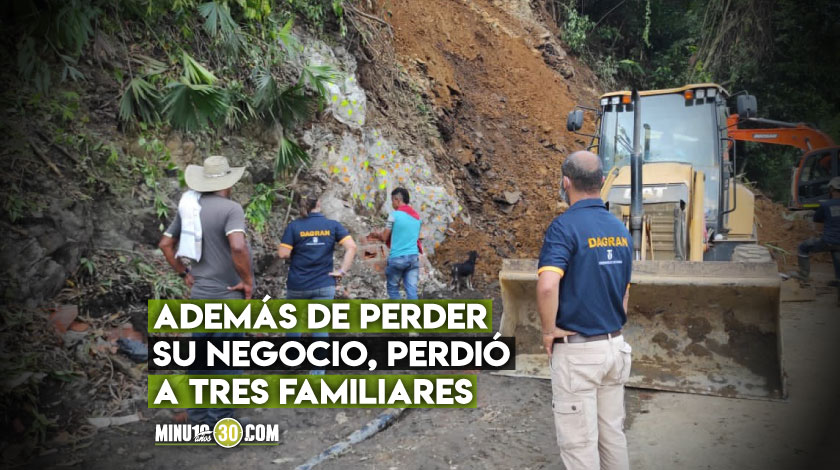 ¡Qué tristeza! Hombre se había gastado sus ahorros en la taberna que sepultó un alud de tierra en Valdivia