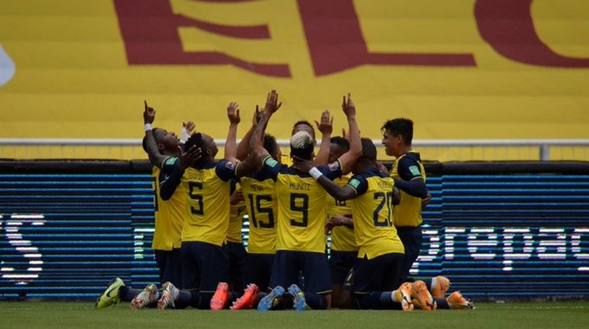 Paliza de Ecuador sobre Colombia, al cierre del primer tiempo 1 Seleccion Ecuador