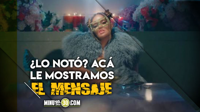 Video: ‘Tiktoker’ muestra supuestos mensajes subliminales en Bichota, de Karol G