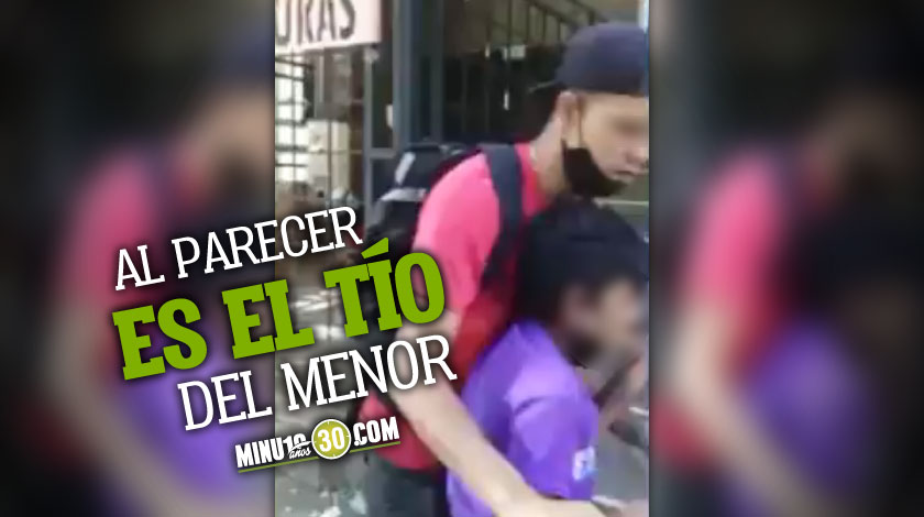 Autoridades ya ubicaron al niño que fue agredido en plena calle por un ciudadano venezolano en Medellín