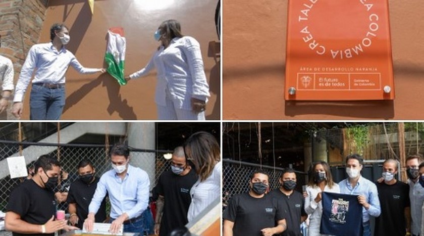 FOTOS: ¡Buena esa! Medellín inauguró la primera Área de Desarrollo Naranja en la ciudad